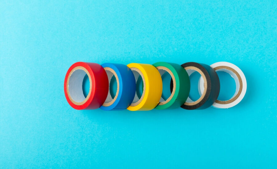 kolorowe taśmy