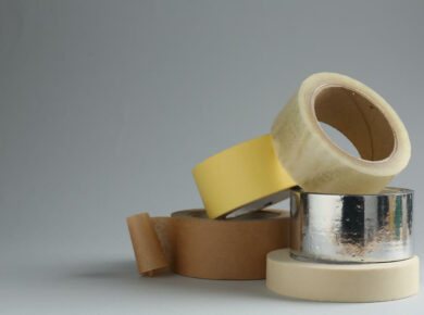 różne taśmy pakowe